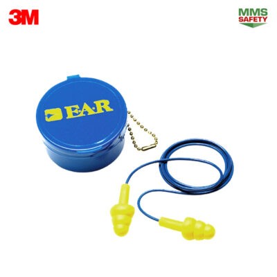 3M : E-A-R™ UltraFit™ ปลั๊กอุดหูลดเสียง 340-4002, แบบมีสายและกล่องพกพา, 200 คู่/ลัง