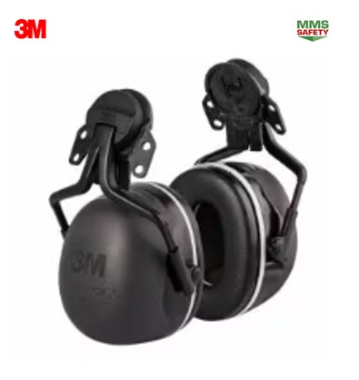 3M : PELTOR™ ครอบหูลดเสียงชนิดติดหมวกนิรภัย X5P5E, 10 ชิ้น/กล่อง
