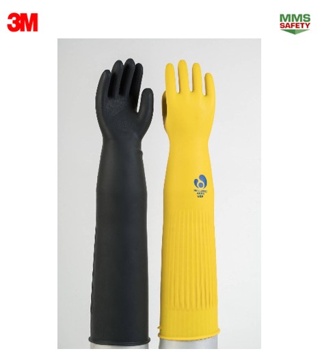 ถุงมือยางธรรมชาติ ยาว 25" รุ่น อริส