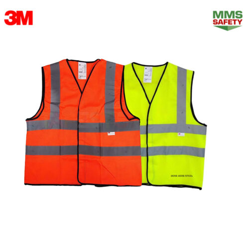 3M : V05M2 เสื้อกั๊กสะท้อนแสง SIZE M/L สีส้มและสีเหลือง