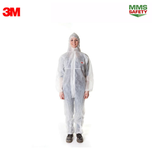 3M : 4500 ชุดป้องกันฝุ่นละออง SIZE M/L/XL สีขาว