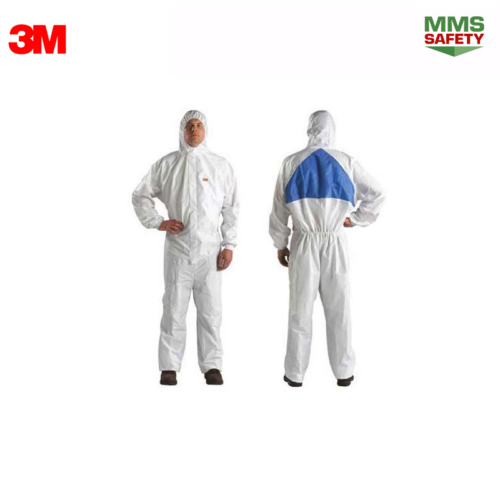 3M : 4540 ชุดป้องกันสารเคมี SIZE M/L/XL สีขาว