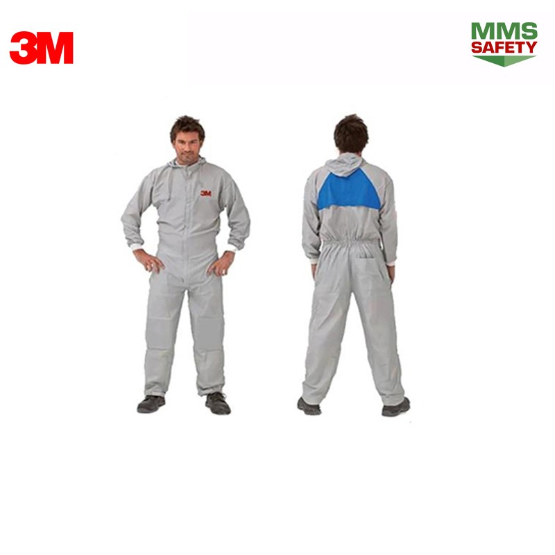 3M : 50425 ชุดป้องกันสารเคมี SIZE M/L/XL สีเทา