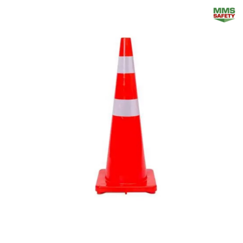 กรวยจราจร ขนาด 90 cm (2แถบ)