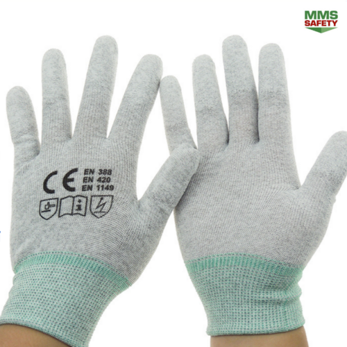 Alternative view of ถุงมือ ESD Top Fit เคลือบปลายนิ้ว