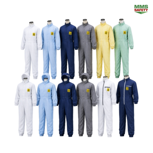 ชุดป้องกันไฟฟ้า ESD Coveralls / Jumpsuits