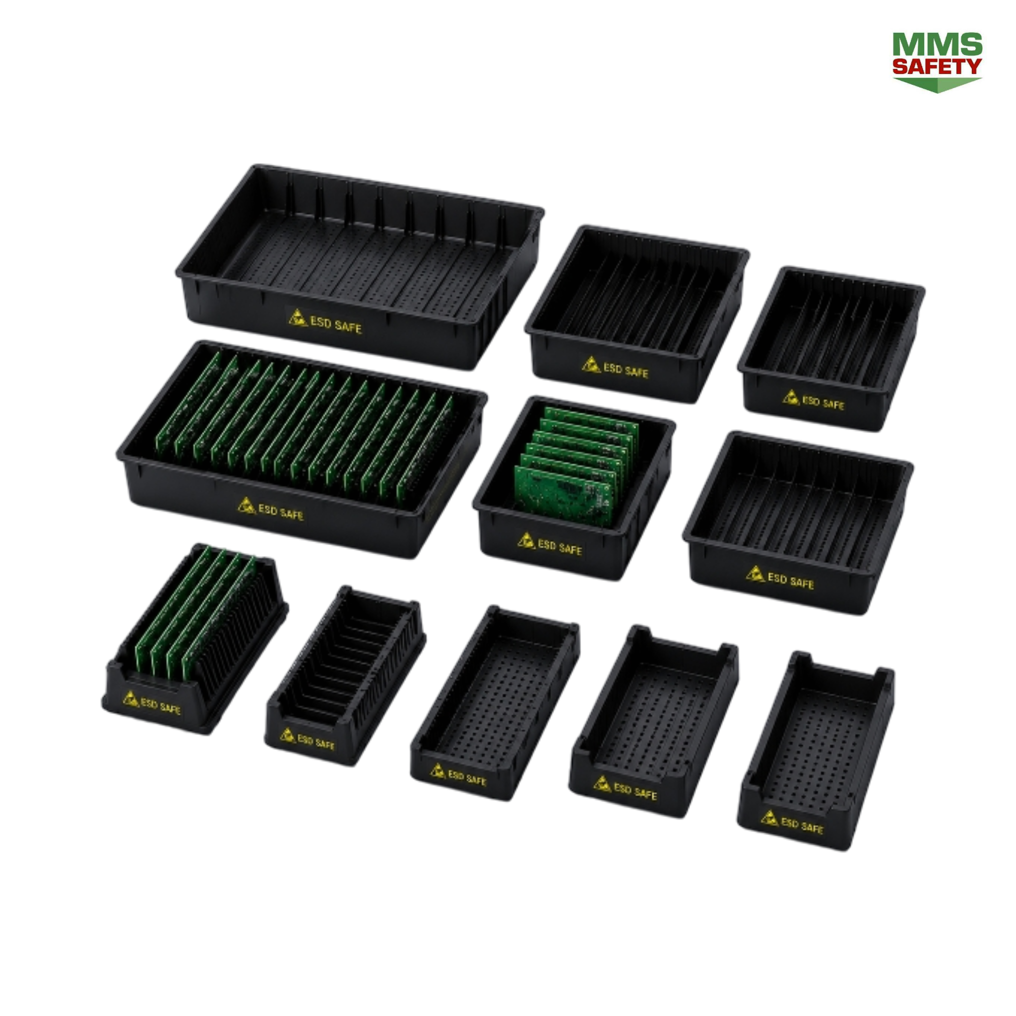 กล่องจัดเก็บแผงวงจรป้องกันไฟฟ้าสถิต ESD PCB