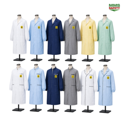 เสื้อคลุมป้องกันไฟฟ้าสถิต ESD Lab Coats / Smocks